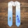 Greekgear Alpha Delta Pi Extra Fancy Diagonal Greek Graduation Stole W Crest