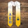 Greekgear Alpha Epsilon Pi Extra Fancy Simple Greek Graduation Stole W Crest