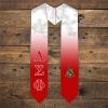 Greekgear Alpha Sigma Phi Extra Fancy Simple Greek Graduation Stole W Crest