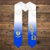 Greekgear Alpha Tau Omega ATO Extra Fancy Diagonal Greek Graduation Stole W Crest