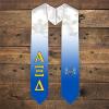 Greekgear Alpha Xi Delta Extra Fancy Simple Greek Graduation Stole W Crest