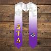 Greekgear Delta Tau Delta DTD Extra Fancy Simple Greek Graduation Stole W Crest