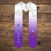 Greekgear Fiji Extra Fancy Simple Greek Graduation Stole W Crest