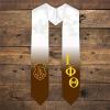 Greekgear Iota Phi Theta Extra Fancy Diagonal Greek Graduation Stole W Crest