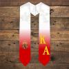 Greekgear Kappa Alpha Extra Fancy Diagonal Greek Graduation Stole W Crest