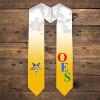 Greekgear Order of Eastern Star Extra Fancy Diagonal Greek Graduation Stole W Crest