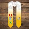Greekgear Order of Eastern Star Extra Fancy Simple Greek Graduation Stole W Crest