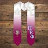 Greekgear Pi Beta Phi Extra Fancy Diagonal Greek Graduation Stole W Crest