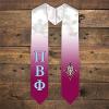 Greekgear Pi Beta Phi Extra Fancy Simple Greek Graduation Stole W Crest