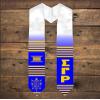 Greekgear Sigma Gamma Rho Kente Look Stole – Graduation Stole