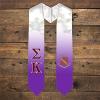 Greekgear Sigma Kappa Extra Fancy Simple Greek Graduation Stole W Crest