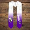 Greekgear Tau Epsilon Phi Extra Fancy Diagonal Greek Graduation Stole W Crest