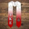 Greekgear Tau Kappa Epsilon TKE Extra Fancy Simple Greek Graduation Stole W Crest