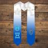 Greekgear Theta Xi Extra Fancy Simple Greek Graduation Stole W Crest