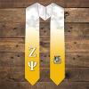 Greekgear Zeta Psi Extra Fancy Simple Greek Graduation Stole W Crest