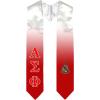 Greekgear Alpha Sigma Phi Extra Fancy Simple Greek Graduation Stole W Crest