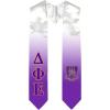 Greekgear Delta Phi Epsilon DPHIE Extra Fancy Simple Greek Graduation Stole W Crest