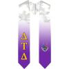 Greekgear Delta Tau Delta DTD Extra Fancy Simple Greek Graduation Stole W Crest