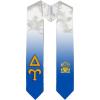 Greekgear Delta Upsilon DU Extra Fancy Simple Greek Graduation Stole W Crest