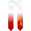 Greekgear Kappa Alpha Extra Fancy Diagonal Greek Graduation Stole W Crest