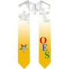Greekgear Order of Eastern Star Extra Fancy Diagonal Greek Graduation Stole W Crest