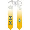 Greekgear Sigma Chi Extra Fancy Simple Greek Graduation Stole W Crest
