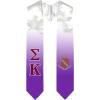 Greekgear Sigma Kappa Extra Fancy Simple Greek Graduation Stole W Crest