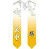 Greekgear Zeta Psi Extra Fancy Simple Greek Graduation Stole W Crest