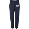 Tau Delta Phi Greek Lettered Thigh Sweatpants(Navy Blue)