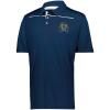 Zeta Beta Tau ZBT Greek Crest Emblem Defer Polo(Navy/White)