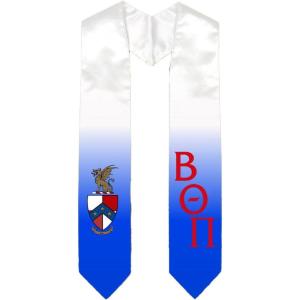 Greekgear Beta Theta Pi Extra Fancy Diagonal Greek Graduation Stole W Crest