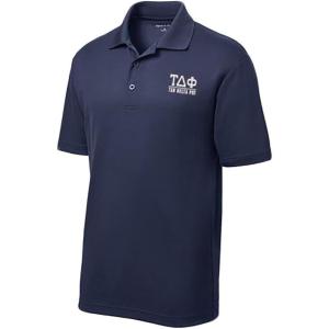 Tau Delta Phi Greek Letter Polo’s(True Navy)