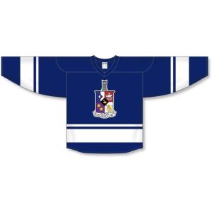 Tau Delta Phi League Hockey Jersey(Navy Blue/White)