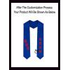Custom Beta Theta Pi Greek Diagonal Lettered Graduation Sash Stole with Year(Royal Blue)