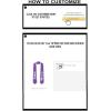 Custom Sigma Alpha Mu Greek 2 Tone Lettered Graduation Sash Stole w/Year(Purple W/White Trim)