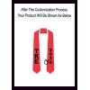 Custom Tau Kappa Epsilon Greek 2 Tone Lettered Graduation Sash Stole w/Year(Red W/White Trim)