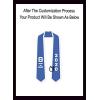 Custom Theta Xi Greek 2 Tone Lettered Graduation Sash Stole w/Year(Light Blue W/White Trim)