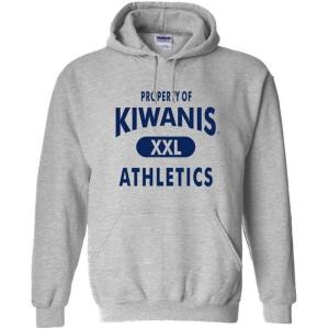 Greekgear Kiwanis Property Of Athletics Hoodie(Sports Grey)