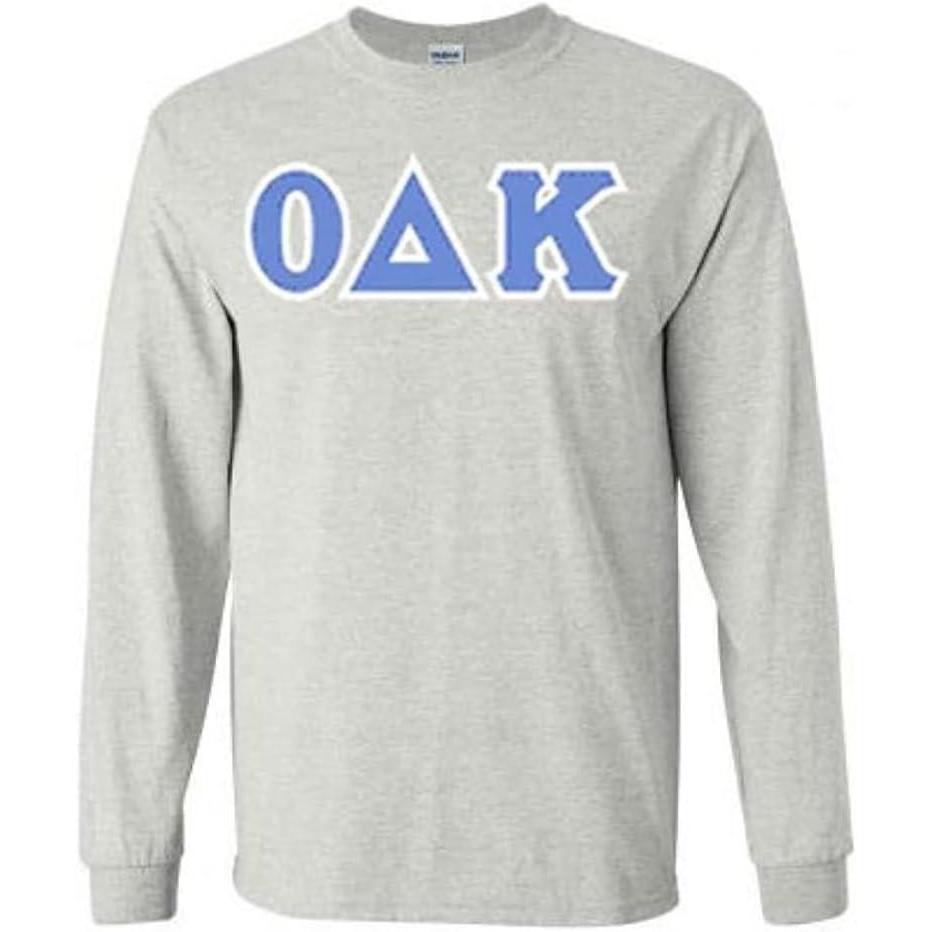 imageOmicron Delta Kappa Lettered Long Sleeve TeeLight Grey