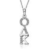 Greekgear Omicron Delta Kappa Vertical Silver Lavalier