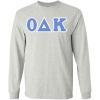 Omicron Delta Kappa Lettered Long Sleeve Tee(Light Grey)