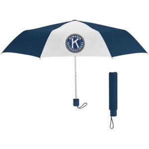 Greekgear Kiwanis Umbrella(Royal/White)