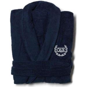 Greekgear Omicron Delta Kappa Bathrobe Navy Blue(Navy Blue)
