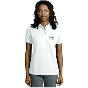 Men’s Omicron Delta Kappa Patch Polo(White)