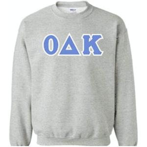 Omicron Delta Kappa Lettered Crewneck(Light Grey)