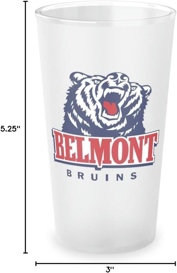imageExpress Design Group Belmont University Frosted Glass 16oz
