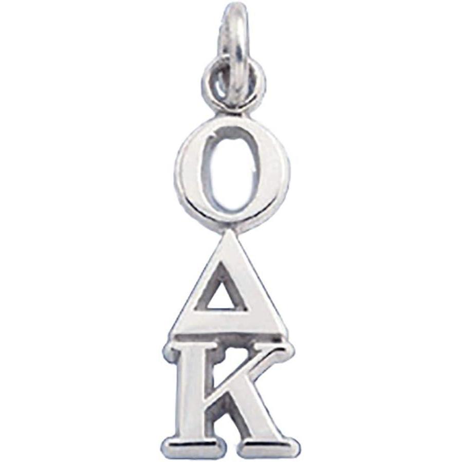imageGreekgear Stacked LavaliereCharm Sterling Silver