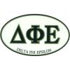 Delta Phi Epsilon DPHIE Euro Style Sticker
