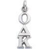 Greekgear Stacked Lavaliere/Charm – Sterling Silver