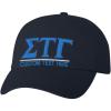 Personalized Sigma Tau Gamma Greek Line Hat(Navy Blue)